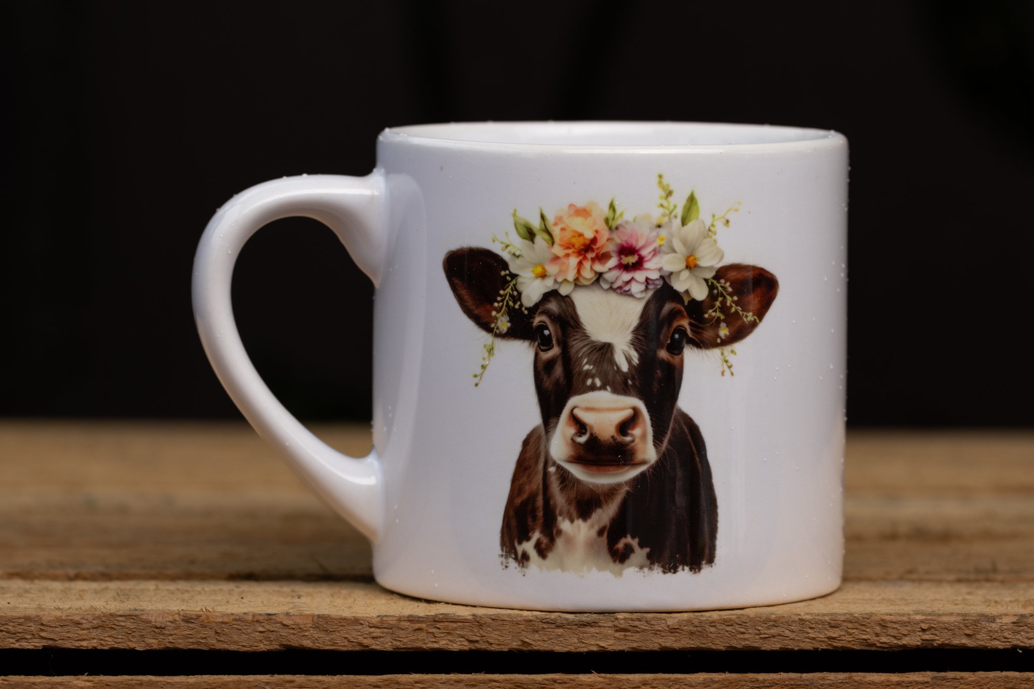 Kids Friesian Cow Mug Left