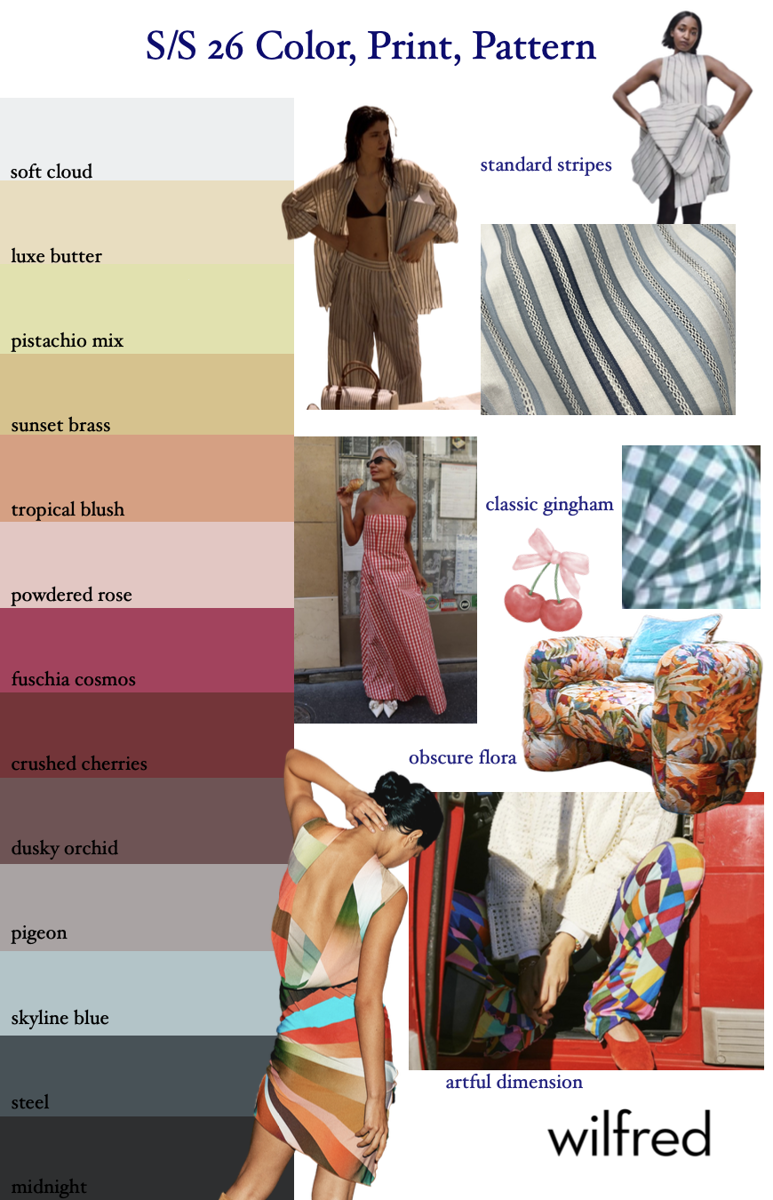 S/S 26 Color, Print, & Pattern Direction - Wilfred by Aritzia