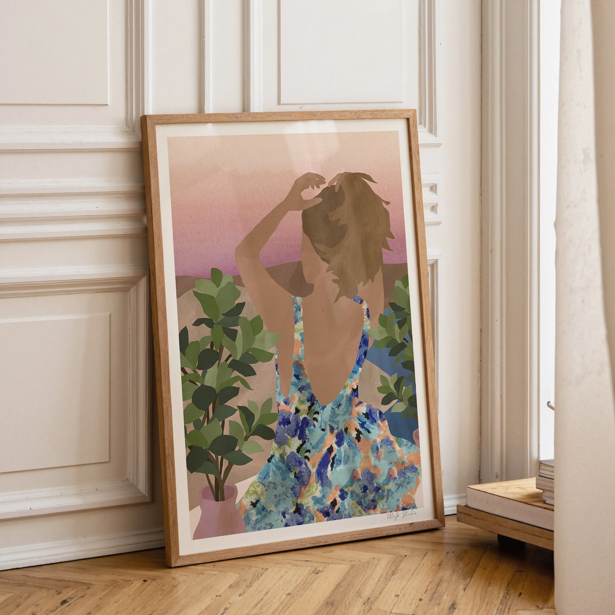 Clifftop Sunset Leaning Frame.jpg