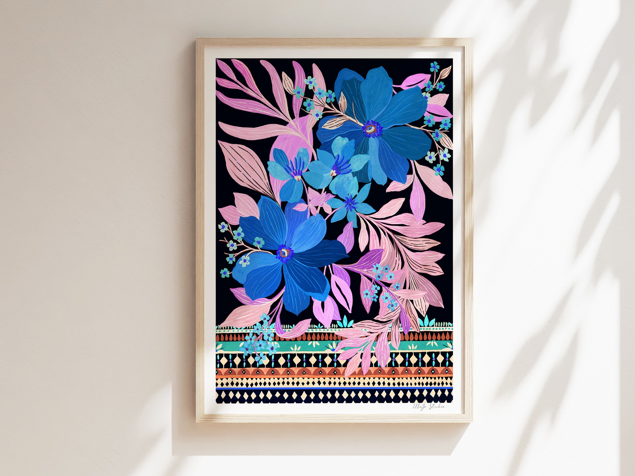 Patterned Flowers II