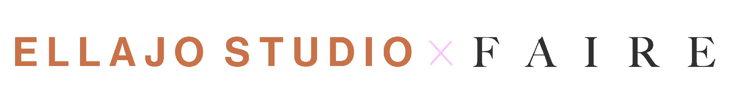 ELLASJO studio and FAIRE logos