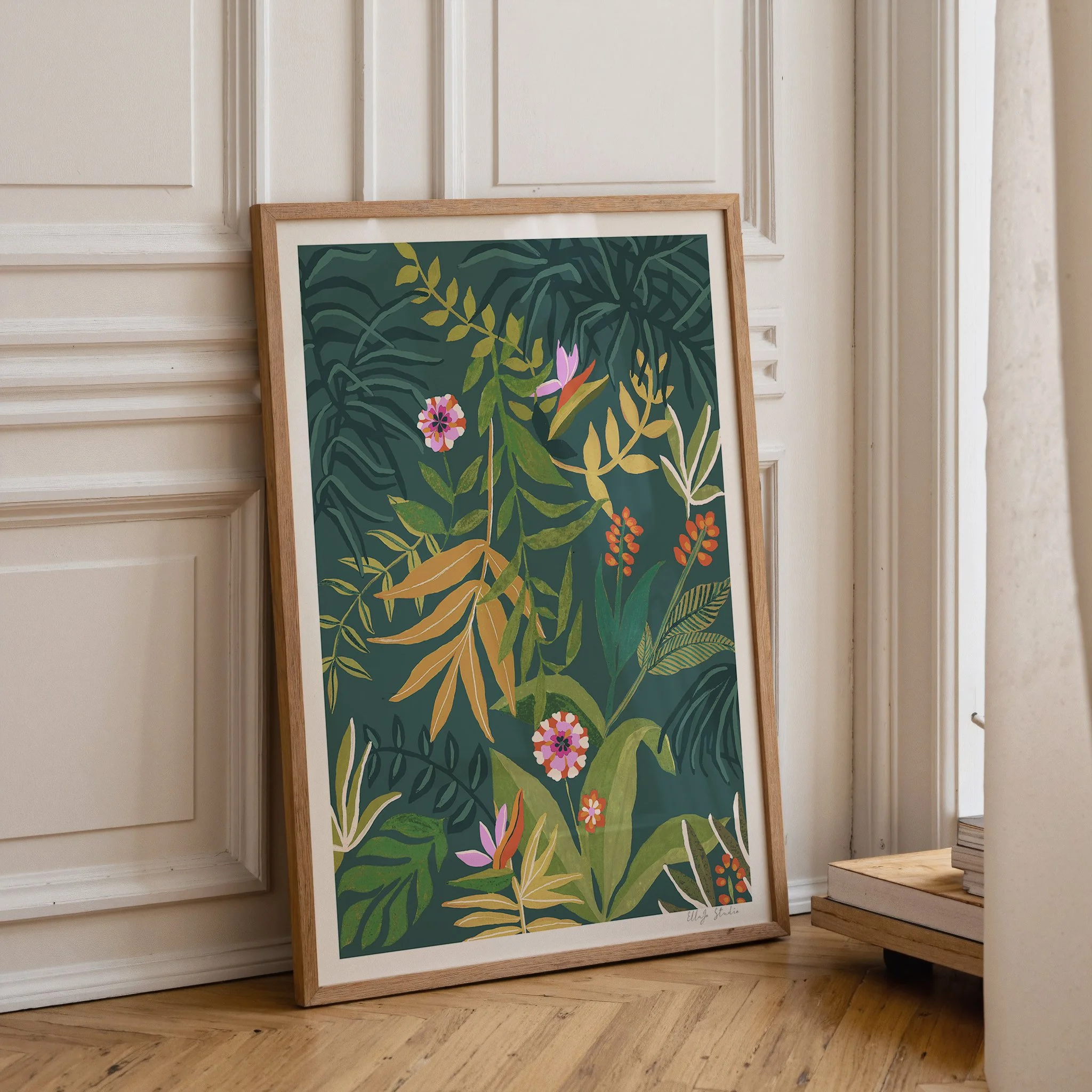 Tropical Jungle Leaning Frame.jpg