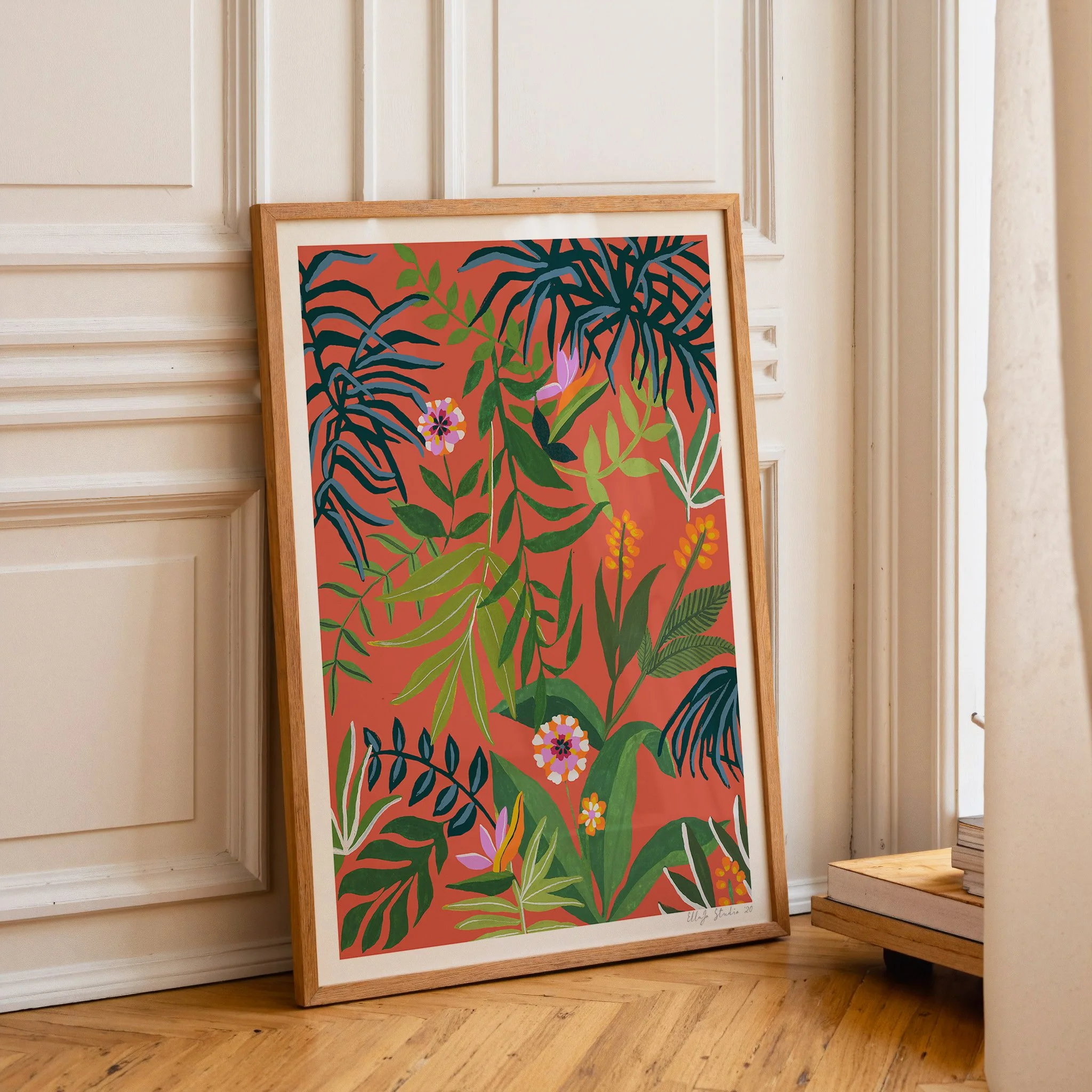 Tropical Jungle II Leaning Frame.jpg