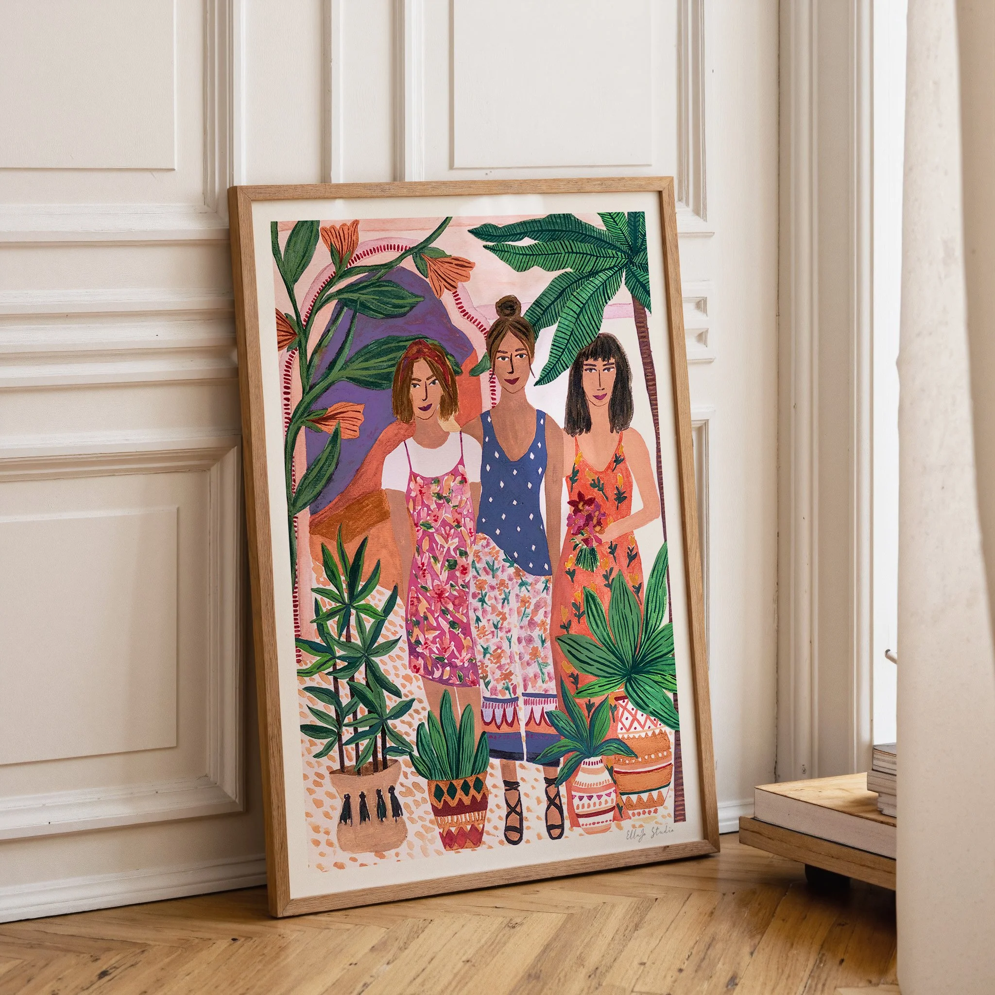 Sunset Riad Leaning Frame.jpg