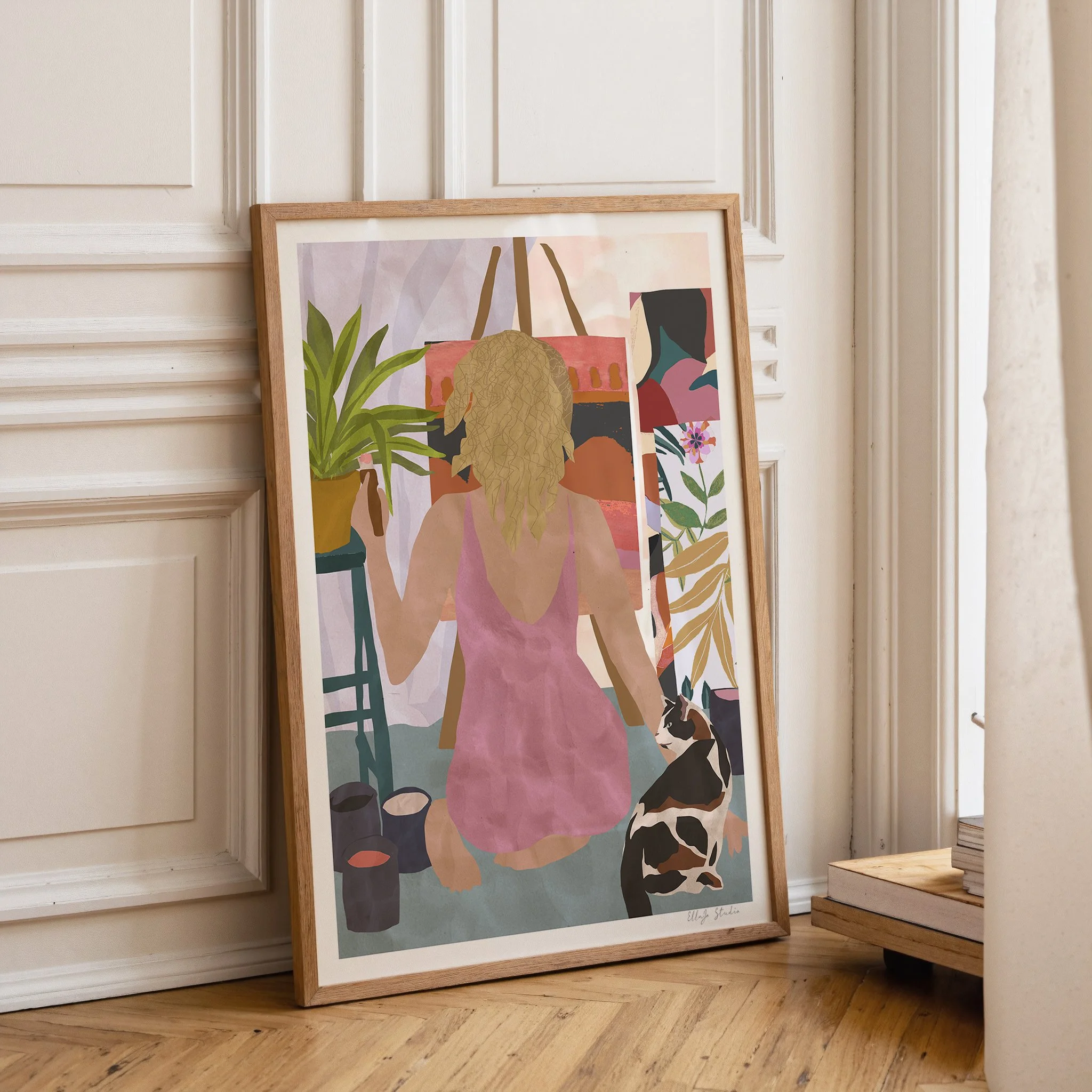 In The Studio Leaning Frame.jpg