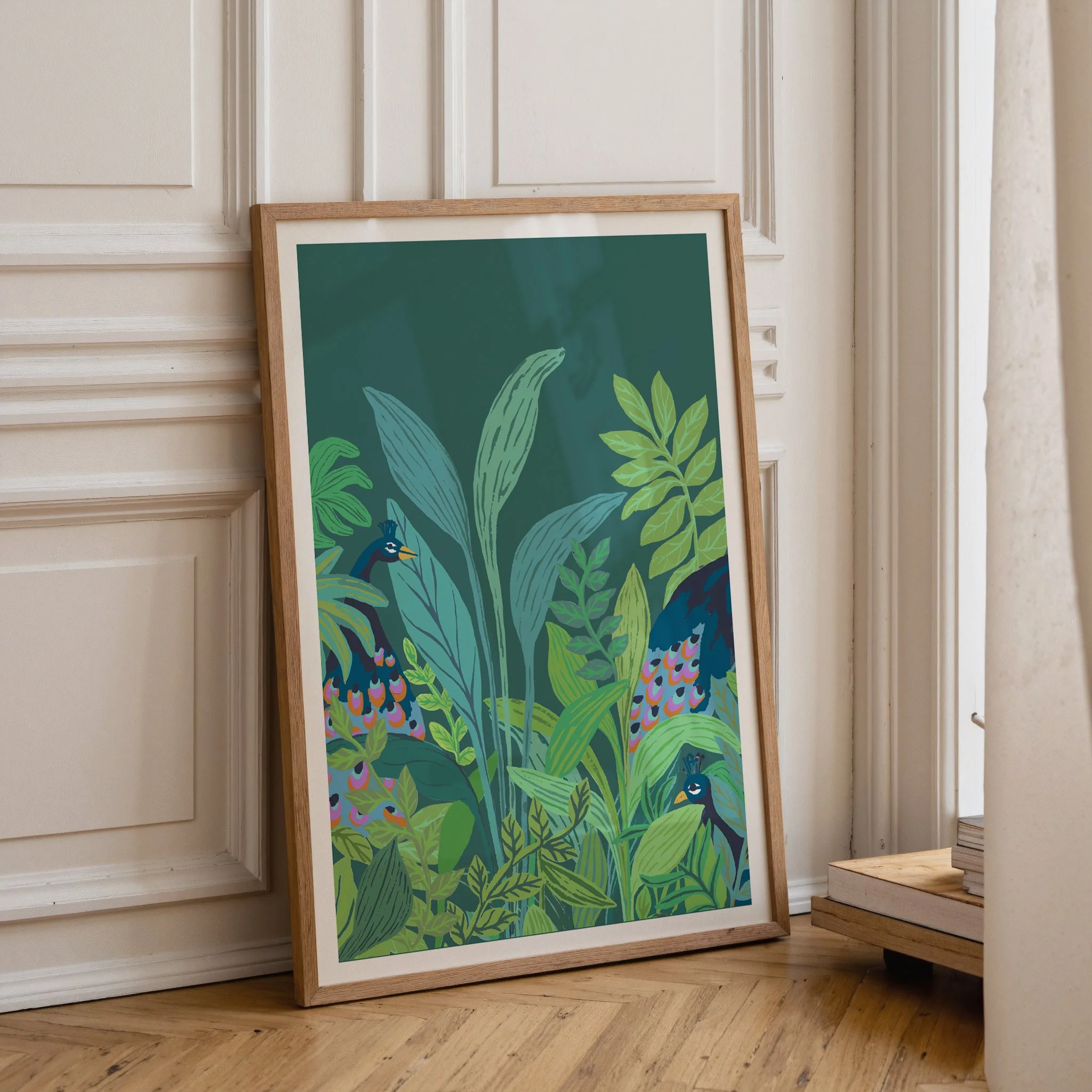 Peacocks Leaning Frame.jpg