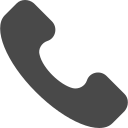 Silhouette of a telephone receiver.