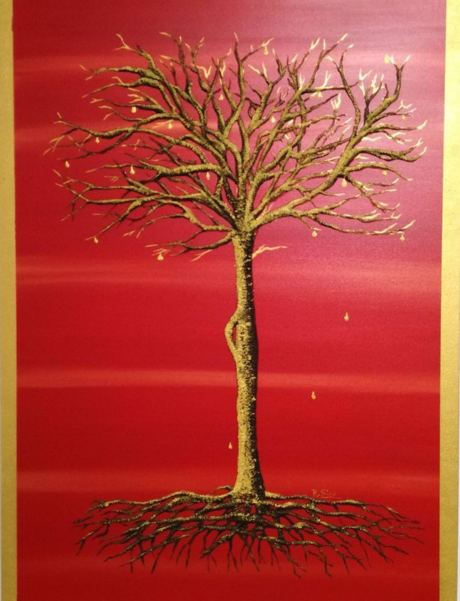 Gocce di Vita rosso e oro