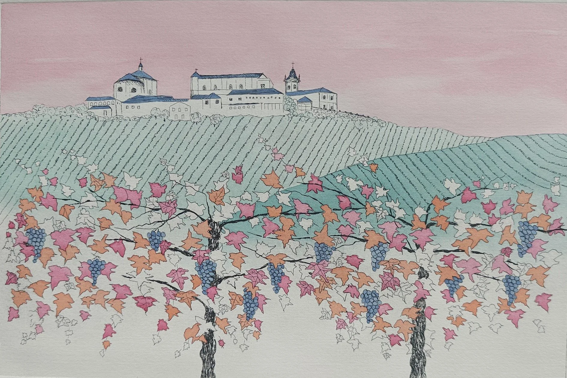 La Morra, paesaggio di-Vino
