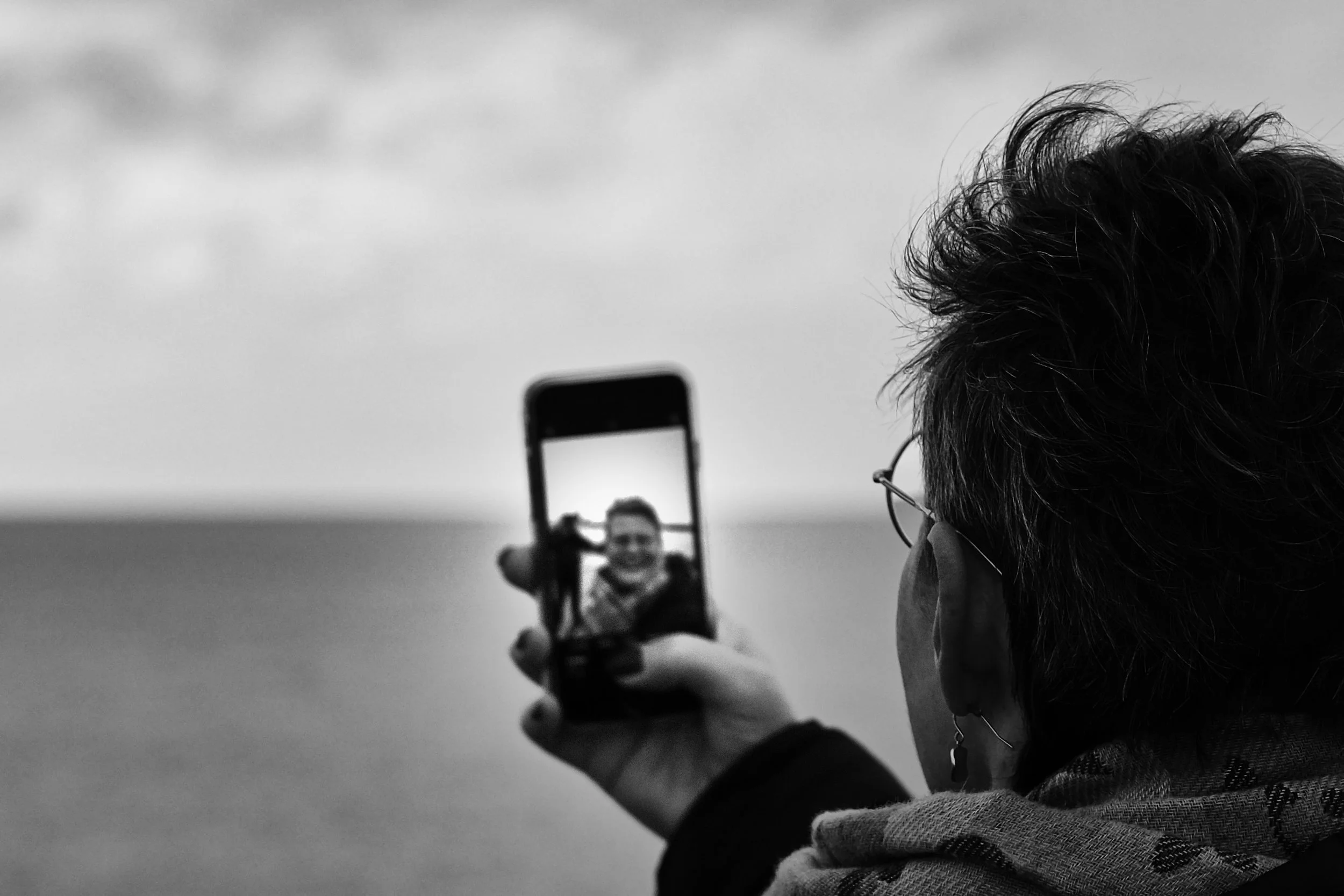 Sneaking into Her Selfie - Ostend