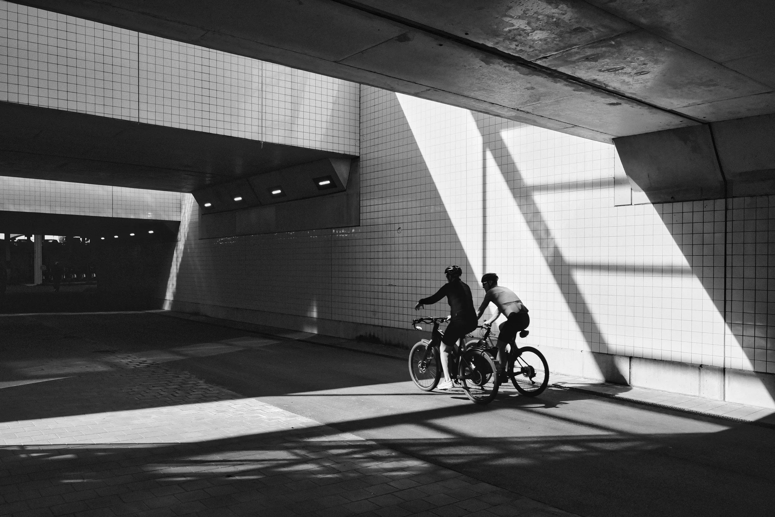 Two Cyclists - Antwerp