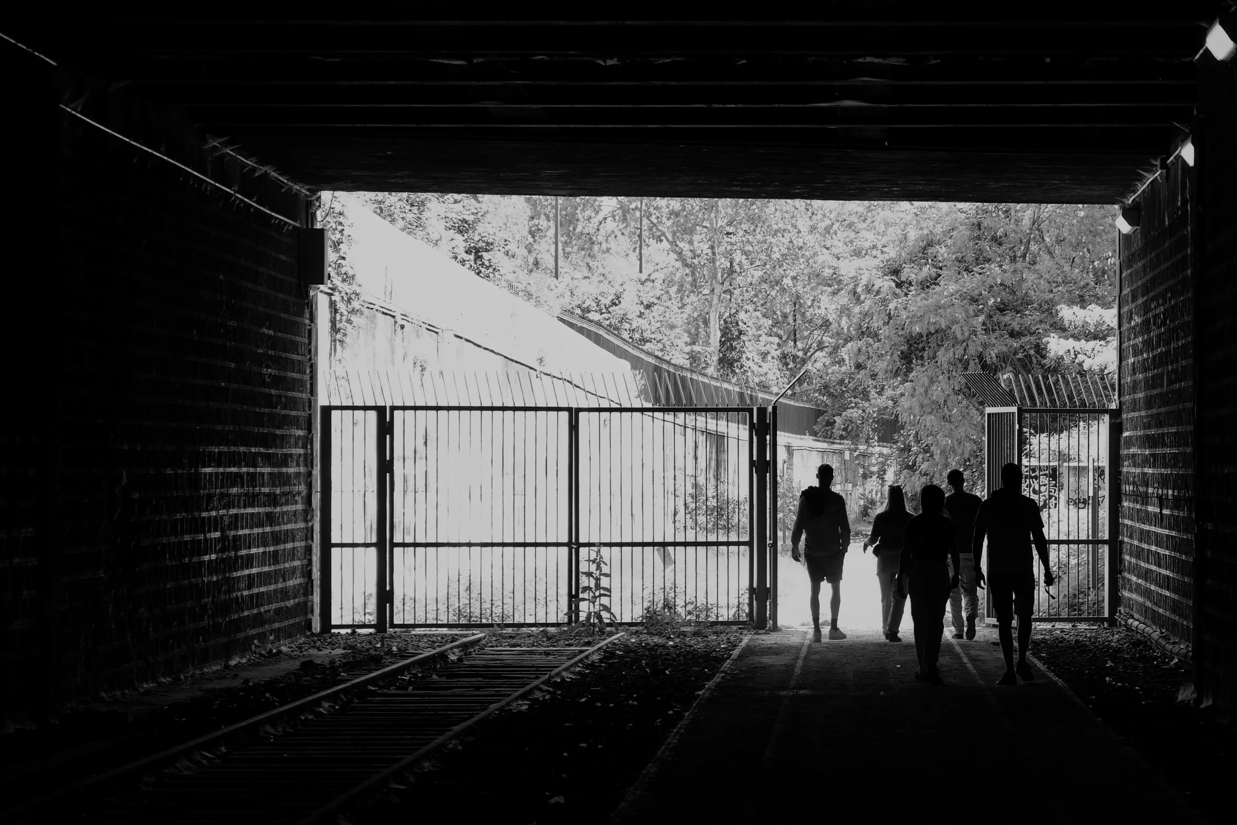 The End of the Train Tunnel - Paris