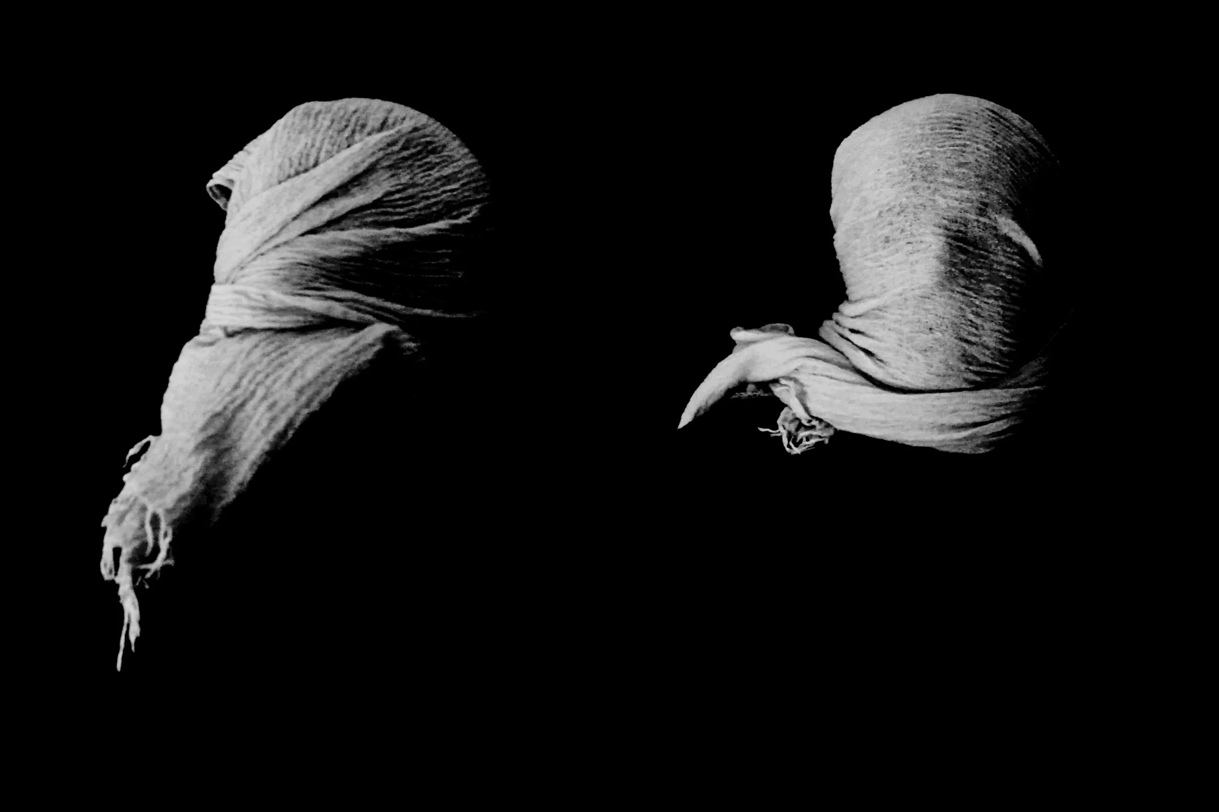 L'Amant - Derived from 'Les Amants' (1928) by Magritte - made for the Lizinsky video 'The Final Gift' - Studio Dentergem