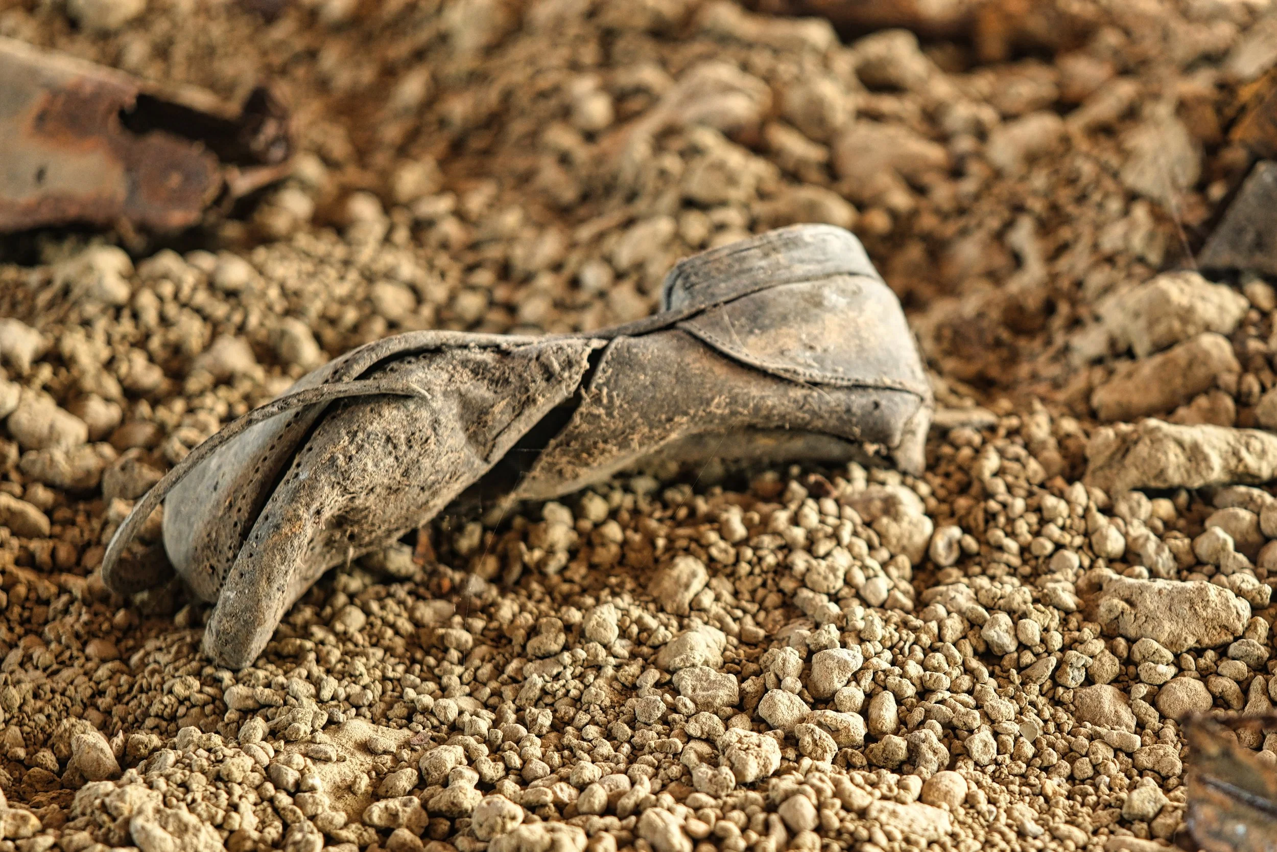 Shoe - Tyne Cot Cemetary - Zonnebeke
