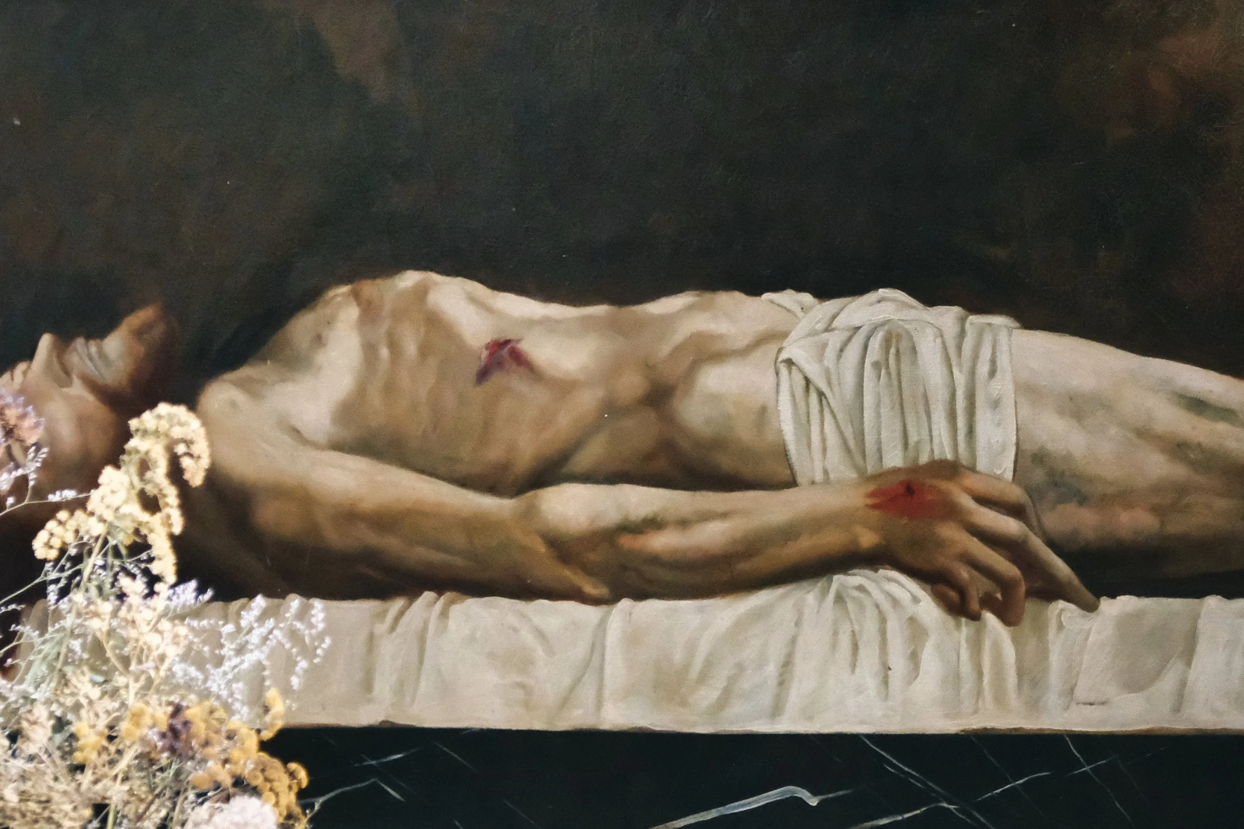 Jesus died for Somebody's Sins, but not mine - Courtesy Hans Holbein de Jonge - Damme