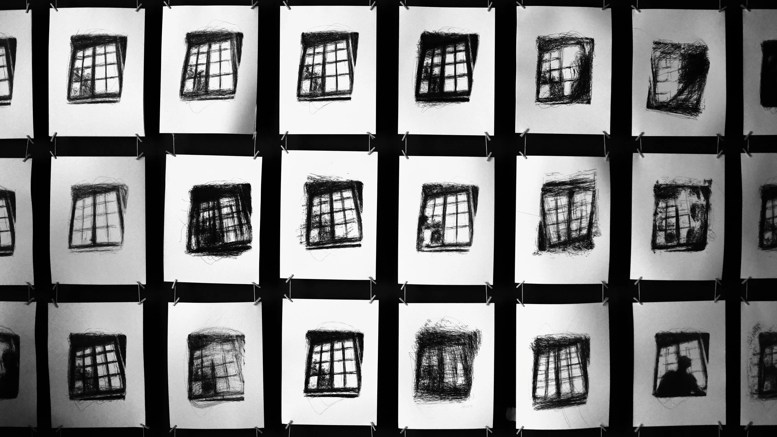 Drawings by the Resident - Courtesy Patrick Tisset - Damme