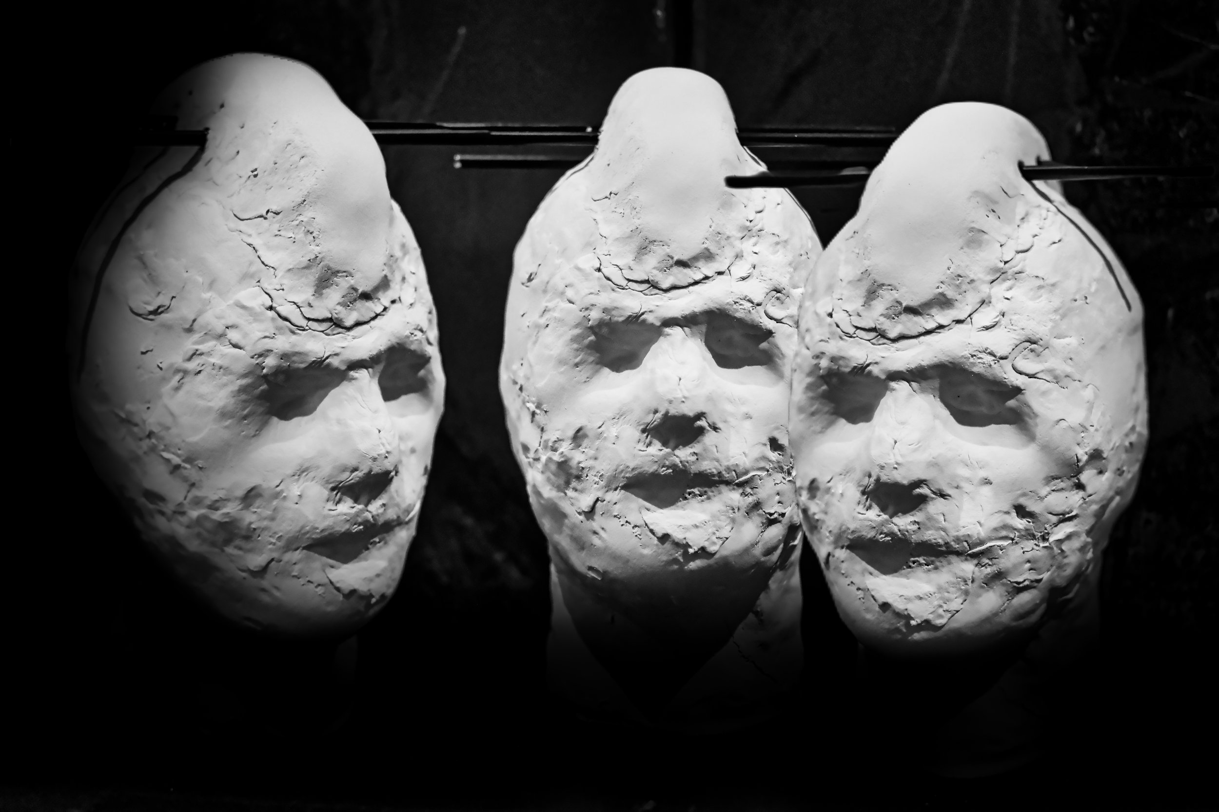 01/07/2026 - Life Masked Clay FigureHeads - Courtesy Jurgen Declerck