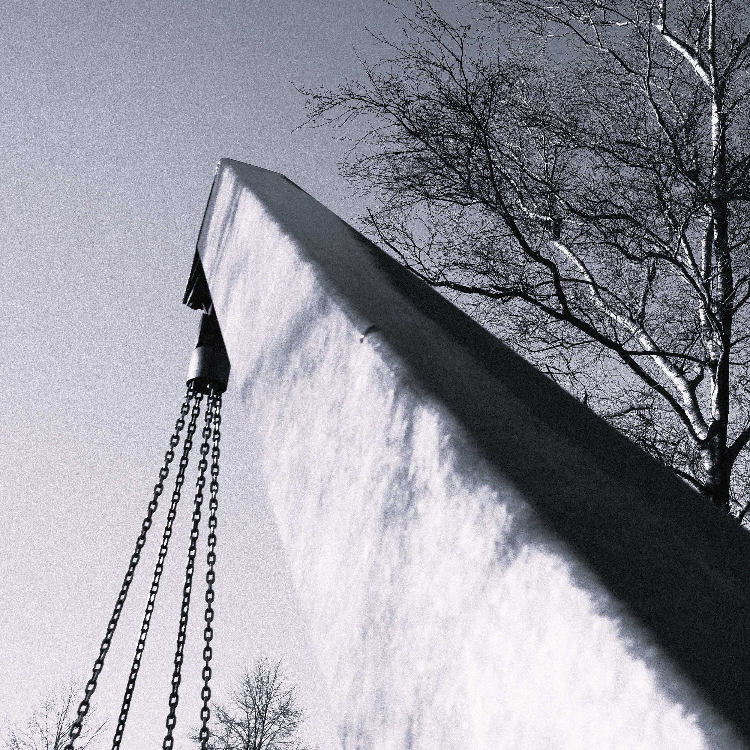 Metal Object and Tree - 2025