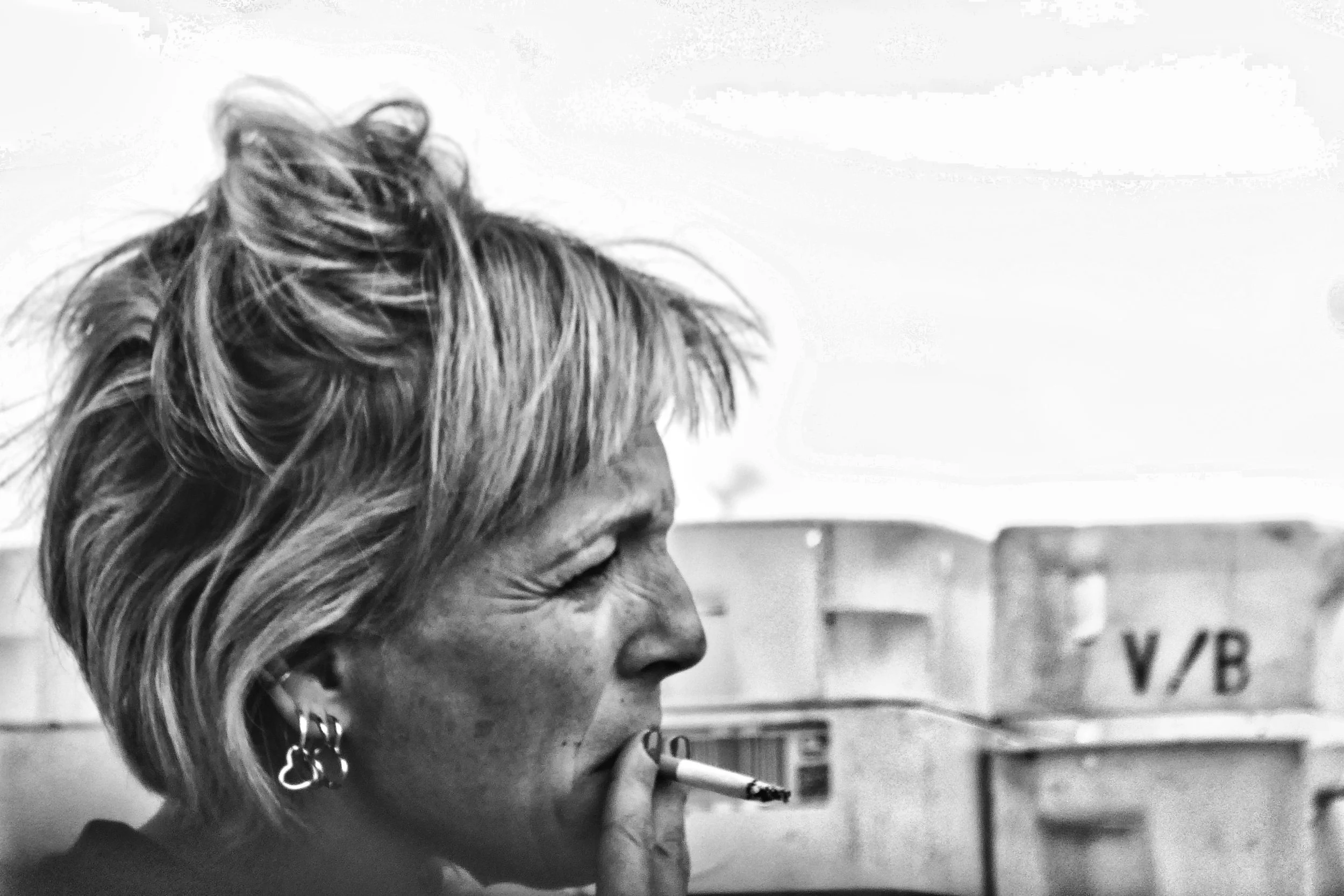 Smoking Woman - Ostend