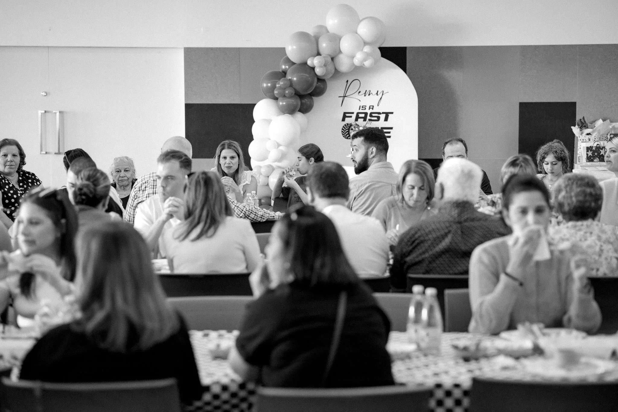 Elegant event photography showcasing refined details and modern dinner styling.