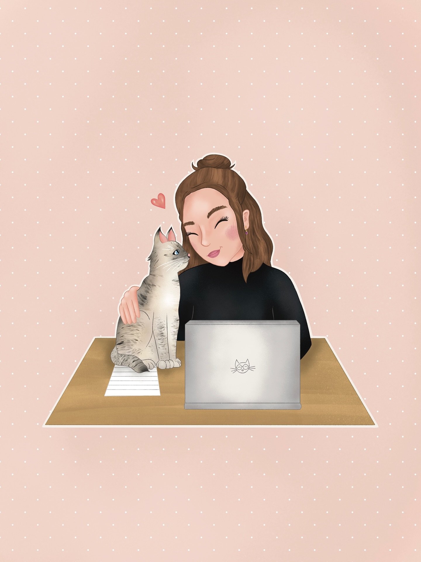 Une jolie commande personnalis&eacute;e r&eacute;cemment illustr&eacute;e. 🤍 🐈 

&amp; un beau moyen d&rsquo;immortaliser une &eacute;motion ou un souvenir !
(je prends les commandes pour No&euml;l)

#gaelleinglebertstudio #illustration #illustrati