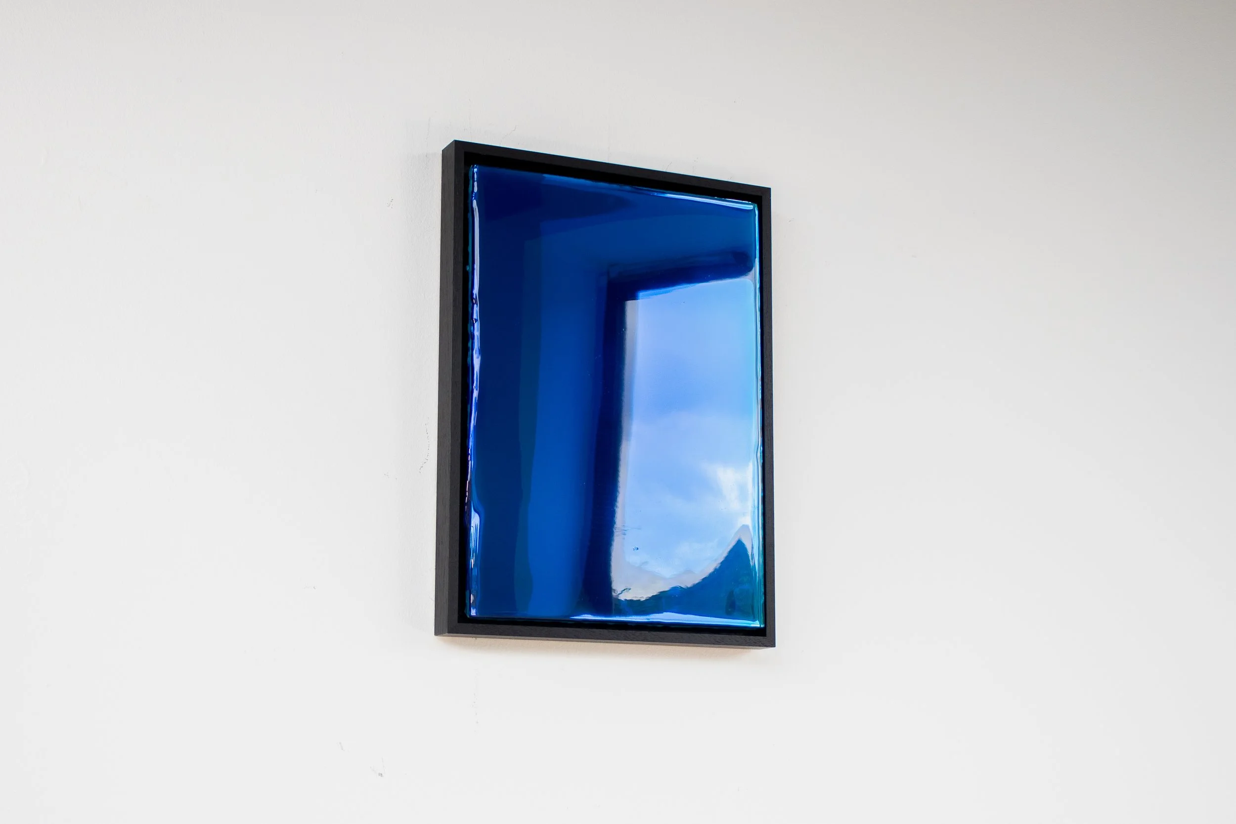Integrity, 2026
Semi-transparent pigmented resin over reflective surface
Framed 33 x 46 x 3 cm