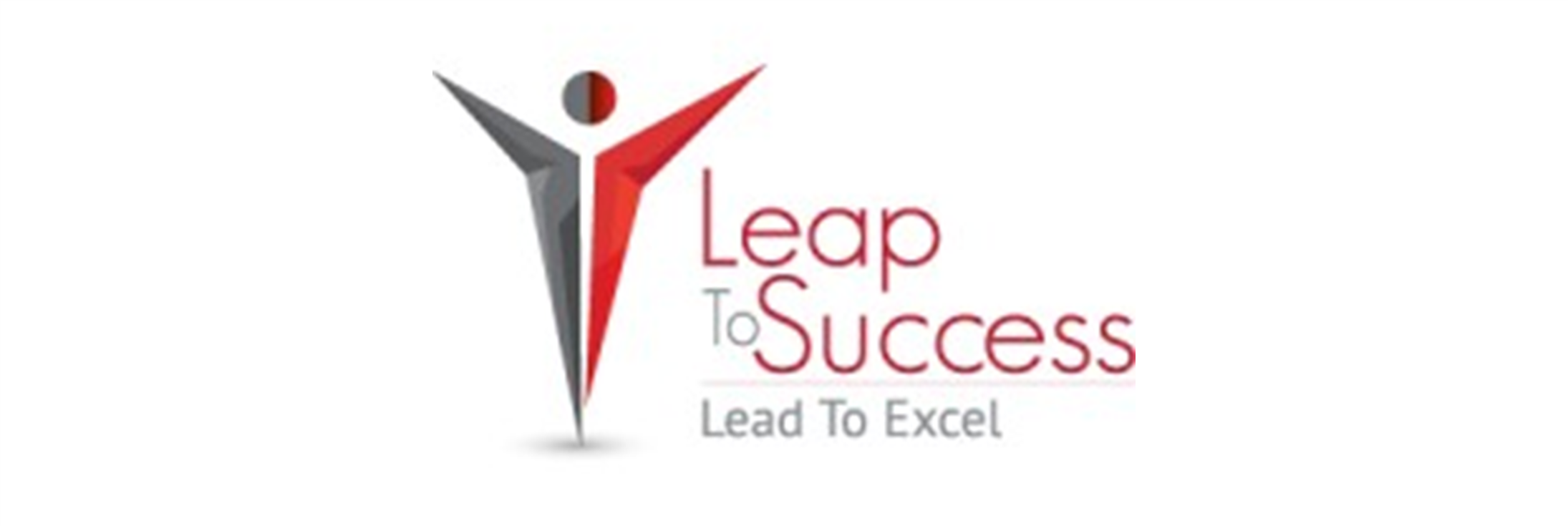 Logo of Leap to Success with abstract figure