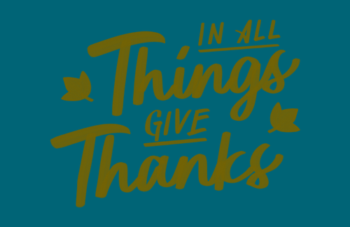 Giving Thanks…