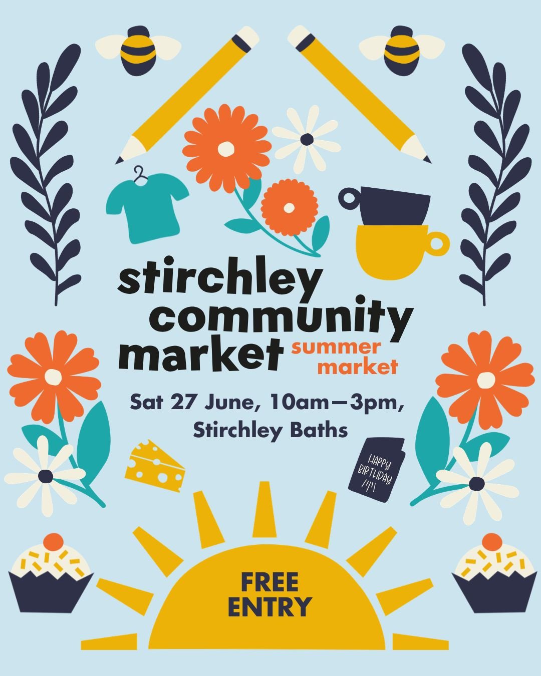 Stirchley Community Market Summer 2026 27 June