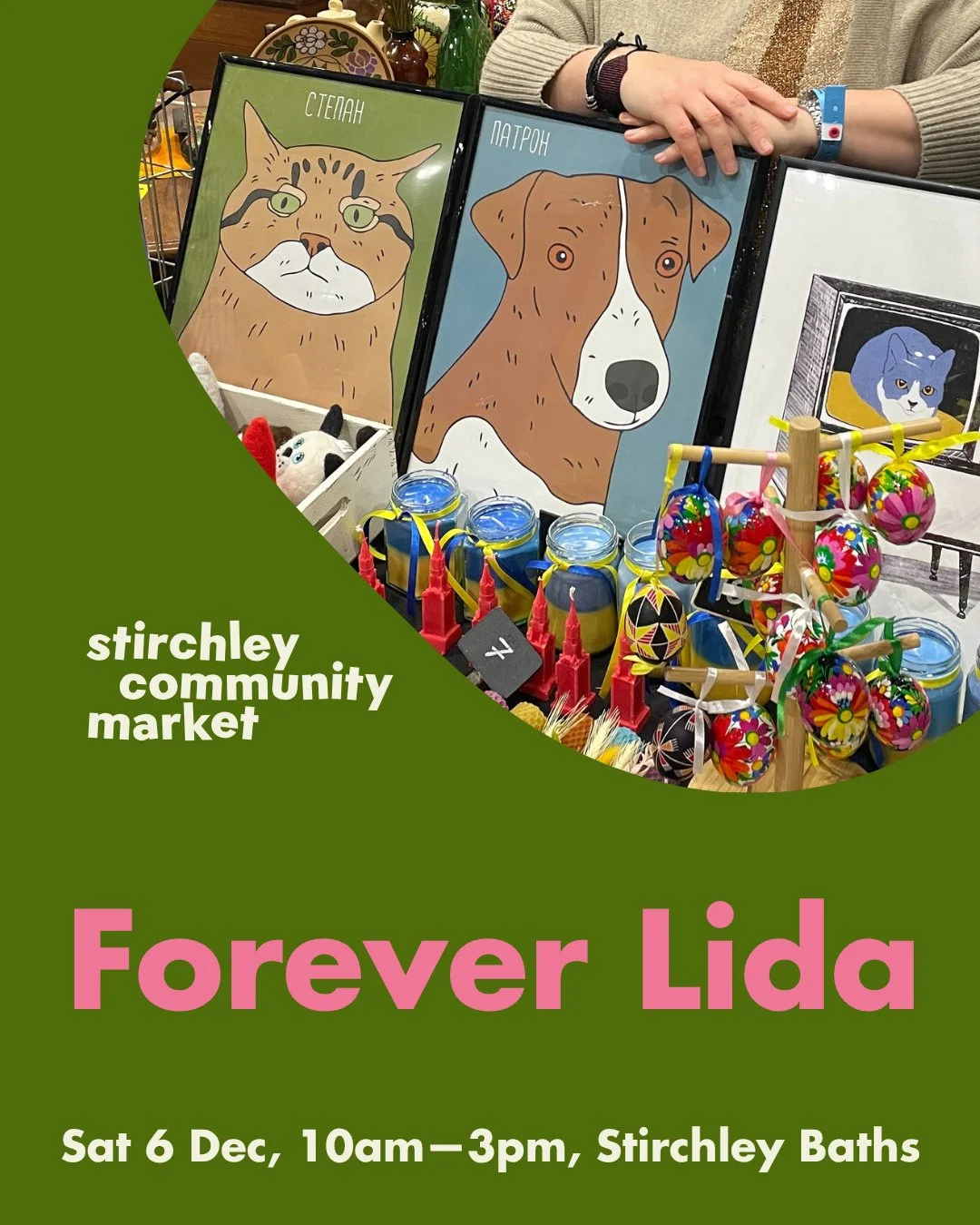 💛 We&rsquo;re delighted to welcome @forever.lida.ua to our Winter Market at Stirchley Baths!⁠
⁠
Founded by Ukrainian-born fashion designer Iryna Sheyko and named in honour of her grandmother, Lida, Forever Lida is a Birmingham-based community organi