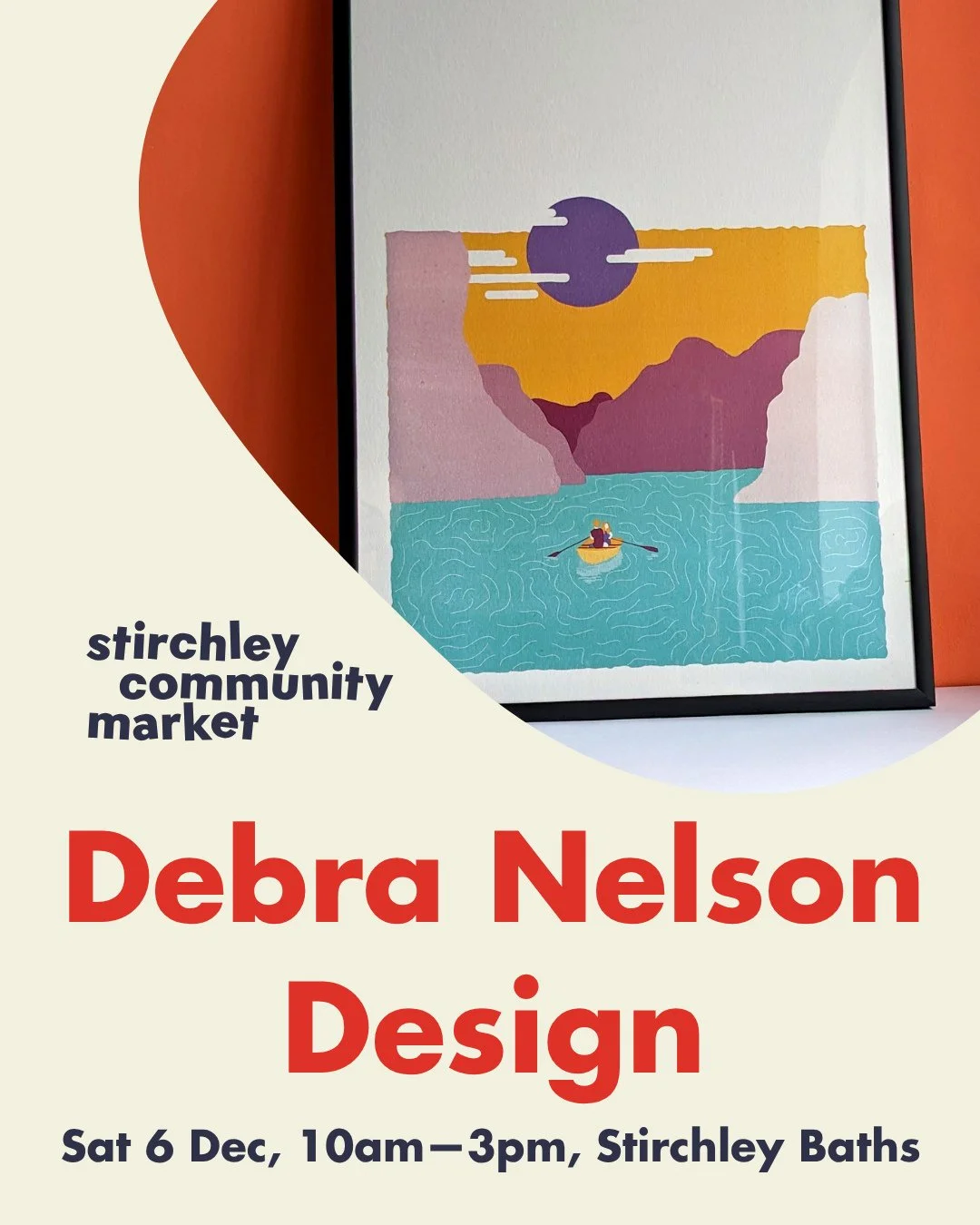 🎨 Meet @debranelson_design &mdash; a brilliant designer and illustrator, originally from the wilds of Northumberland and now proudly based in Birmingham.⁠
⁠
Debra creates vibrant prints and products made with recycled materials and packaged sustaina