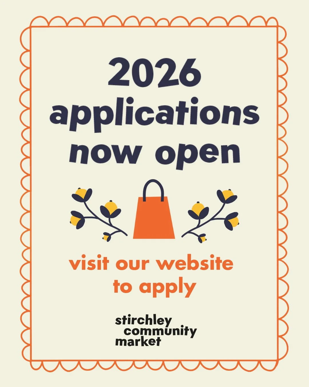 👋 Hello Stirchley and beyond!⁠
⁠
A new year is here, and we&rsquo;re busy behind the scenes planning our 2026 Community Markets. We&rsquo;re excited to make this our best year yet 🤩⁠
⁠
Are you local to Stirchley and interested in becoming a stall-h