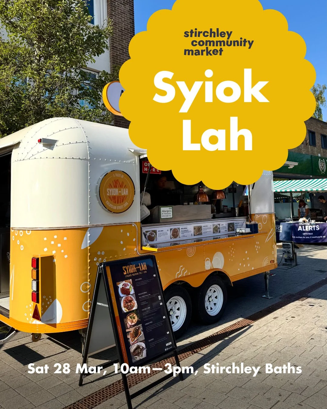 Hope you&rsquo;re hungry&hellip; because the incredible @syioklah will be joining us at our Spring Stirchley Community Market! 😋⁠
⁠
Syiok Lah are an award-winning Malaysian street food team with over five years of experience, specialising in modern 