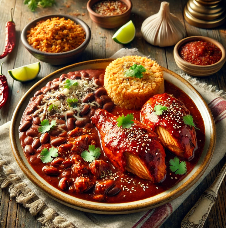 Pollo en Mole Rojo