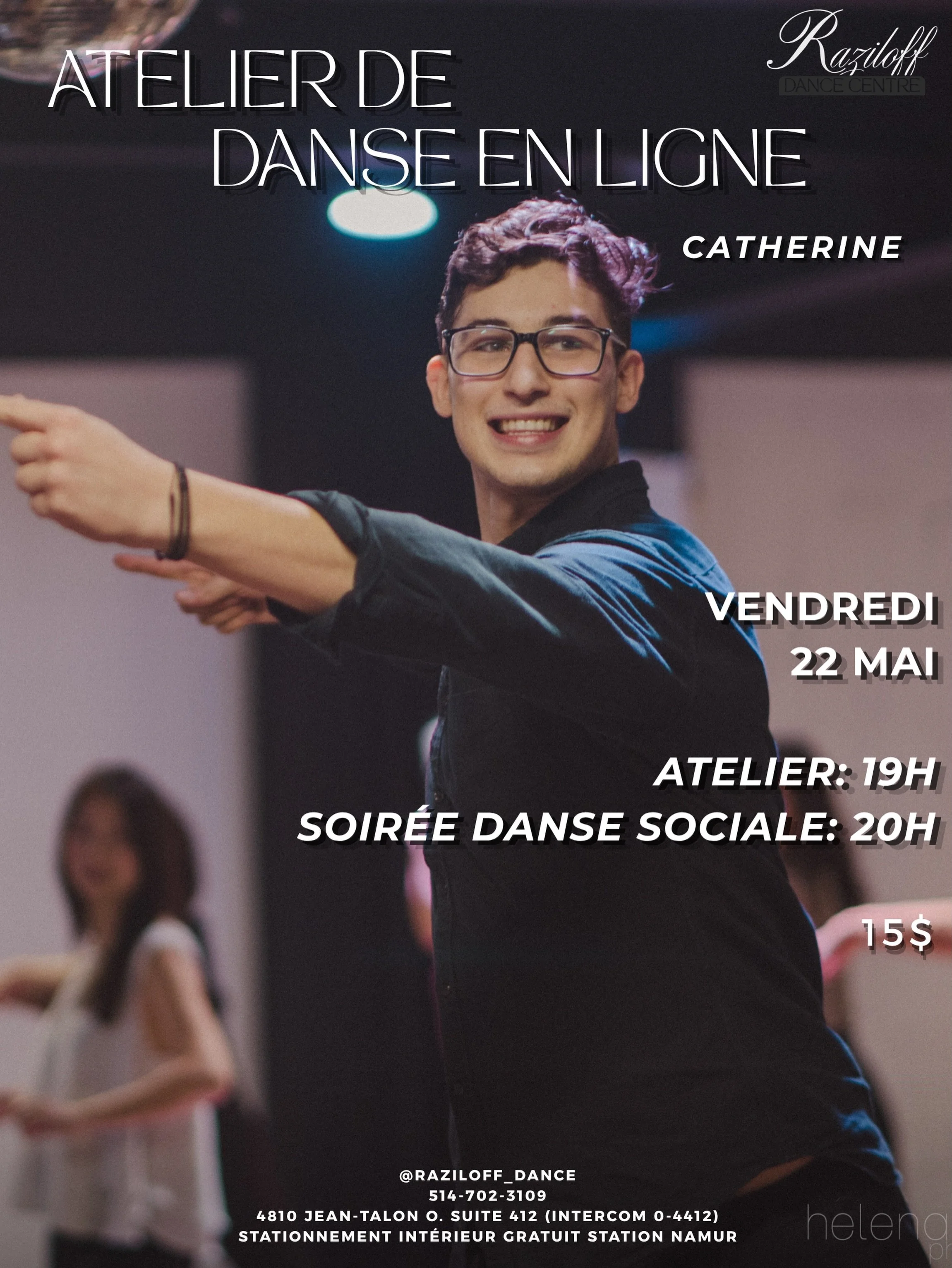 ✨ Fridays at Raziloff are made for dancing! 🤠💃
Join us for a fun and welcoming evening of Line Dance with Catherine at Raziloff Dance Centre! Start the night with a dynamic workshop, then stay for the social dance evening to practice, meet new peop