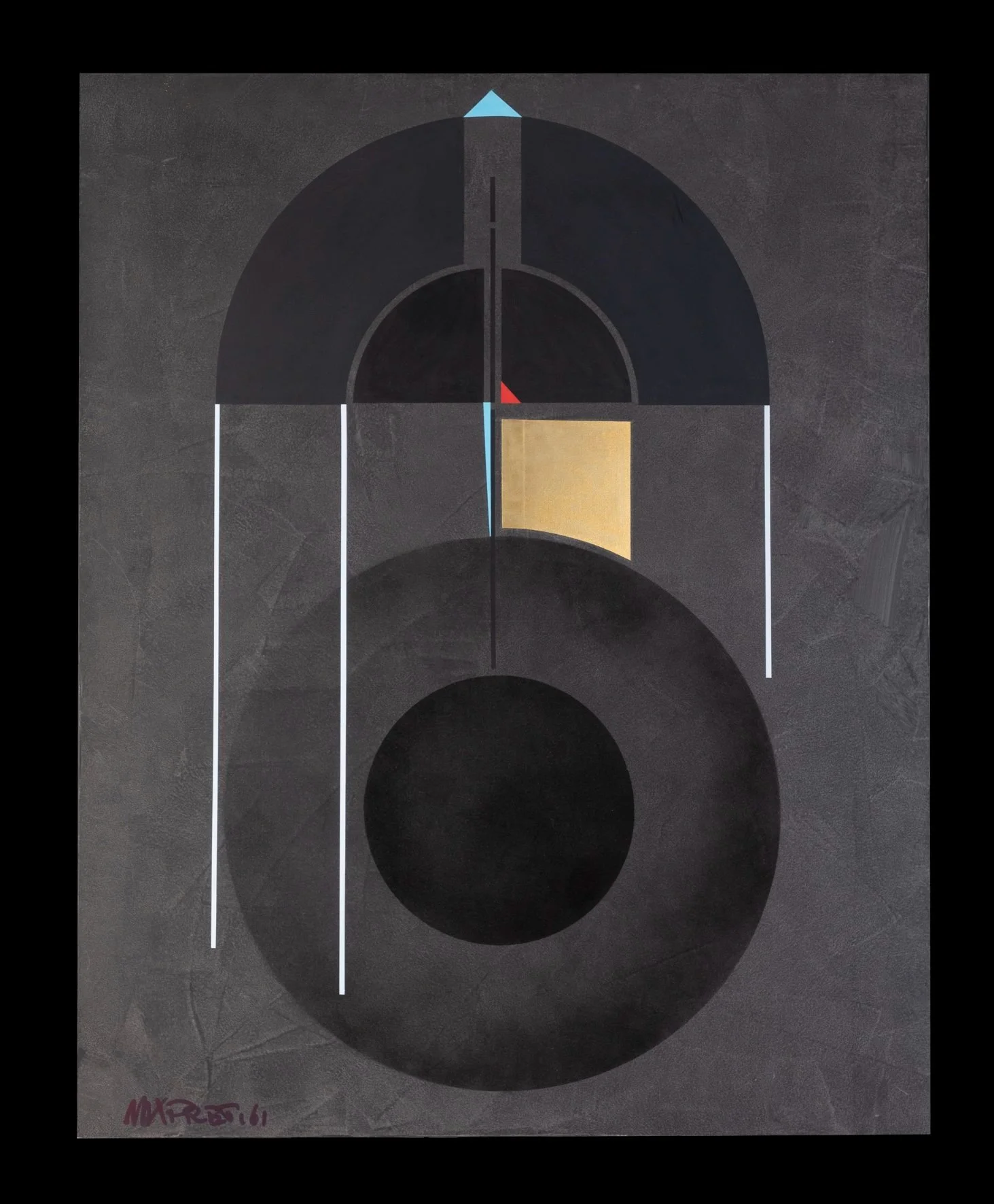 "Nero" 150x130, 2024