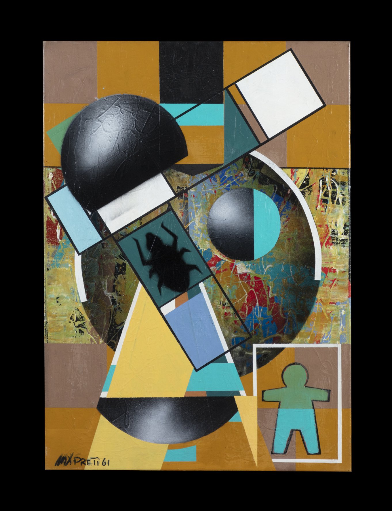 "kartinoki 2.0" tecnica mista su tela  70x50- 2023  