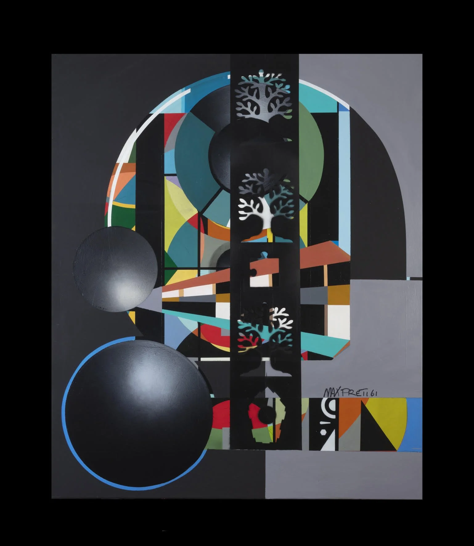 "Talarico" e i suoi demoni. 120X100, 2025 Fondazione Modigliani Mostra Arte Contemporanea Roma