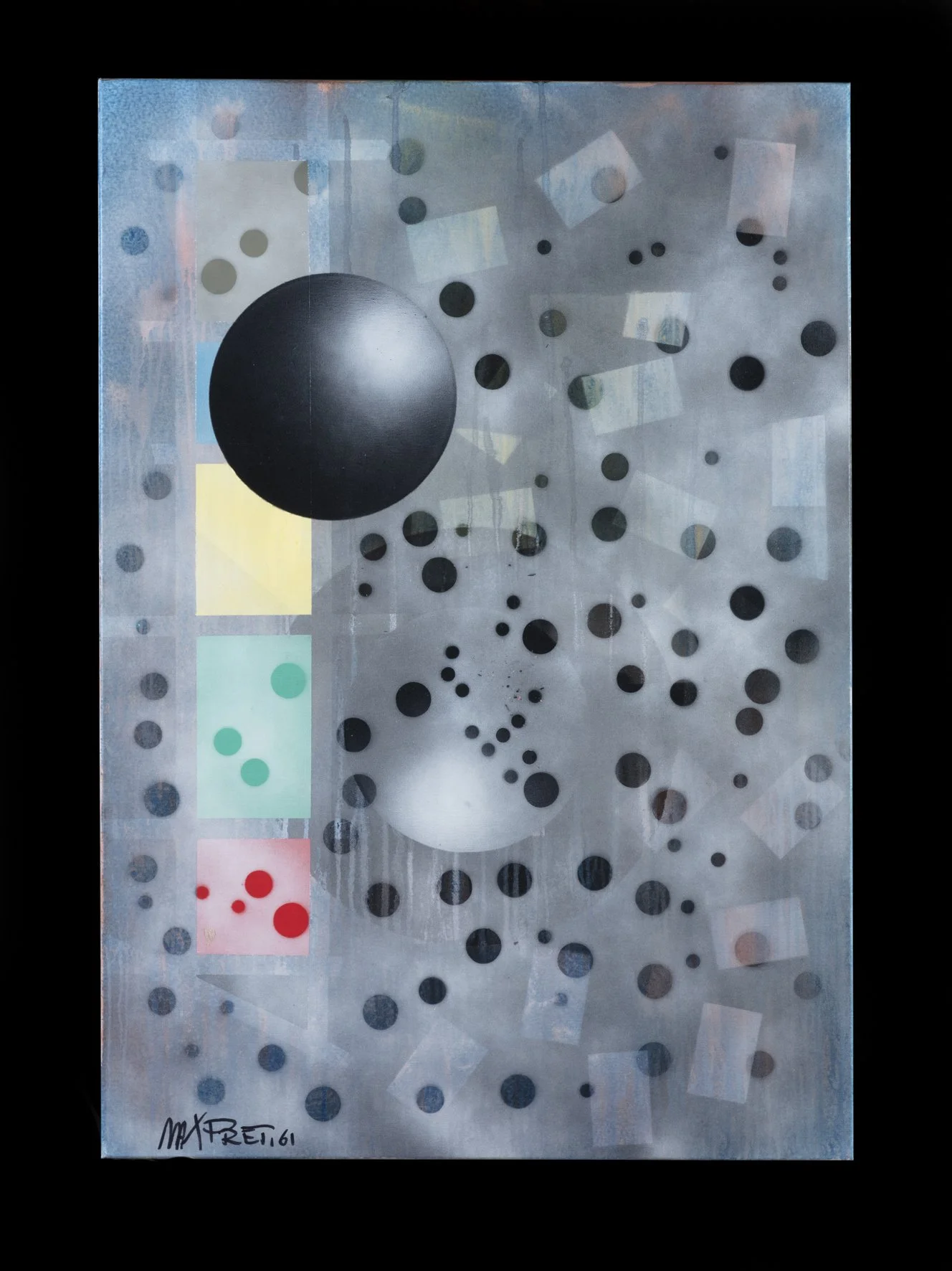 "andromeda", tecnica mista su tela 100X70-2025