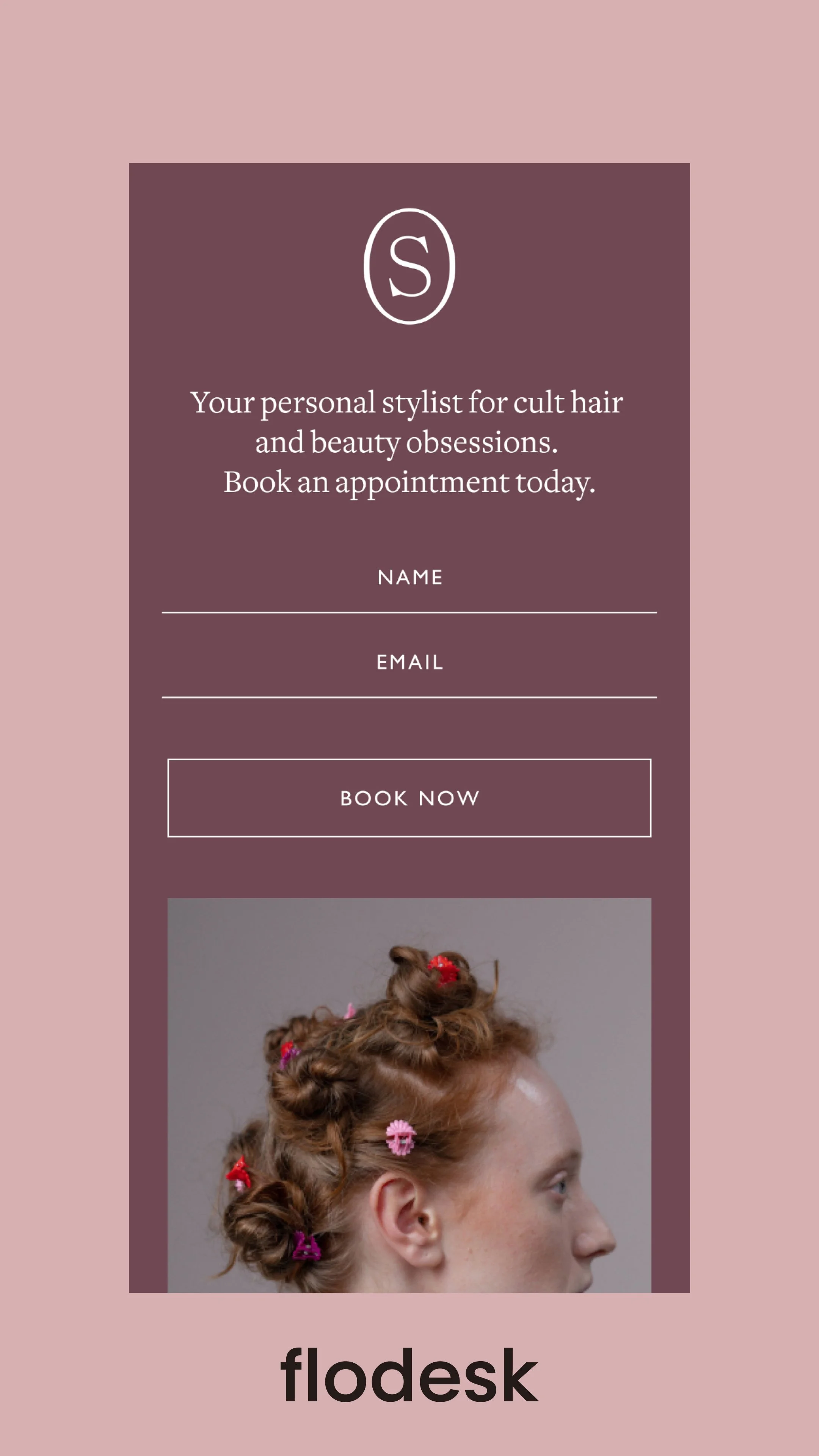 flo desk link in bio template example