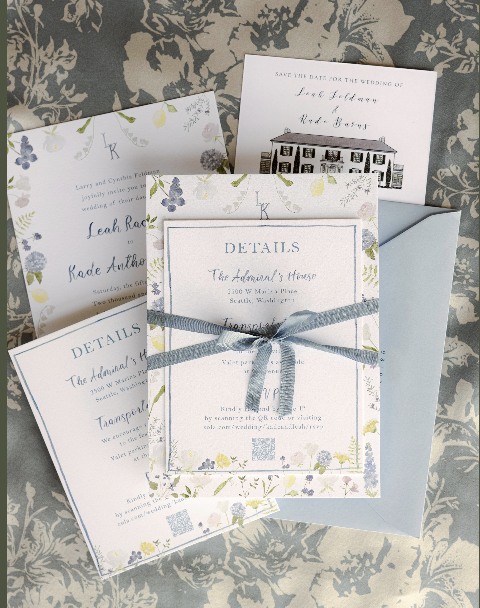 weddin invitation calligraphy