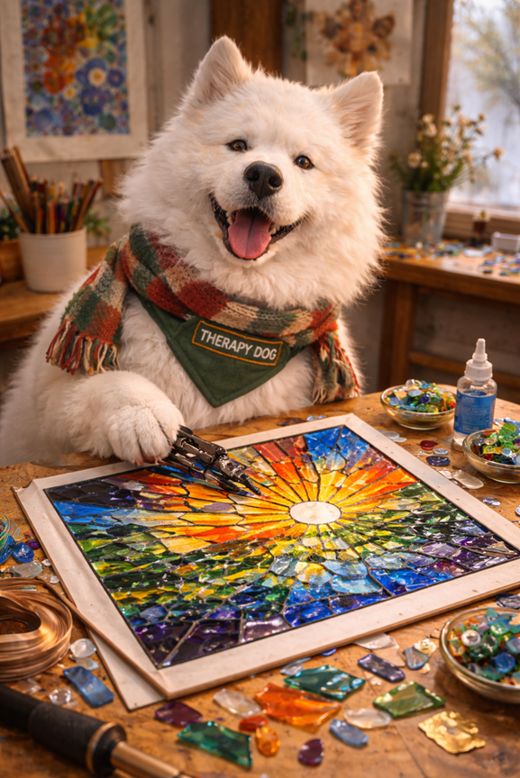 Eevee’s Reflective Tail: Glass Art, Healing, and Finding Beauty in What Remains