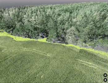 photgrammetry with post-processing mapping and modeling software  for survey grade drone mapping and aerial survey and modeling. High precision and high accuracy to the centimeter cm level. Meets the needs of surveyor and civ