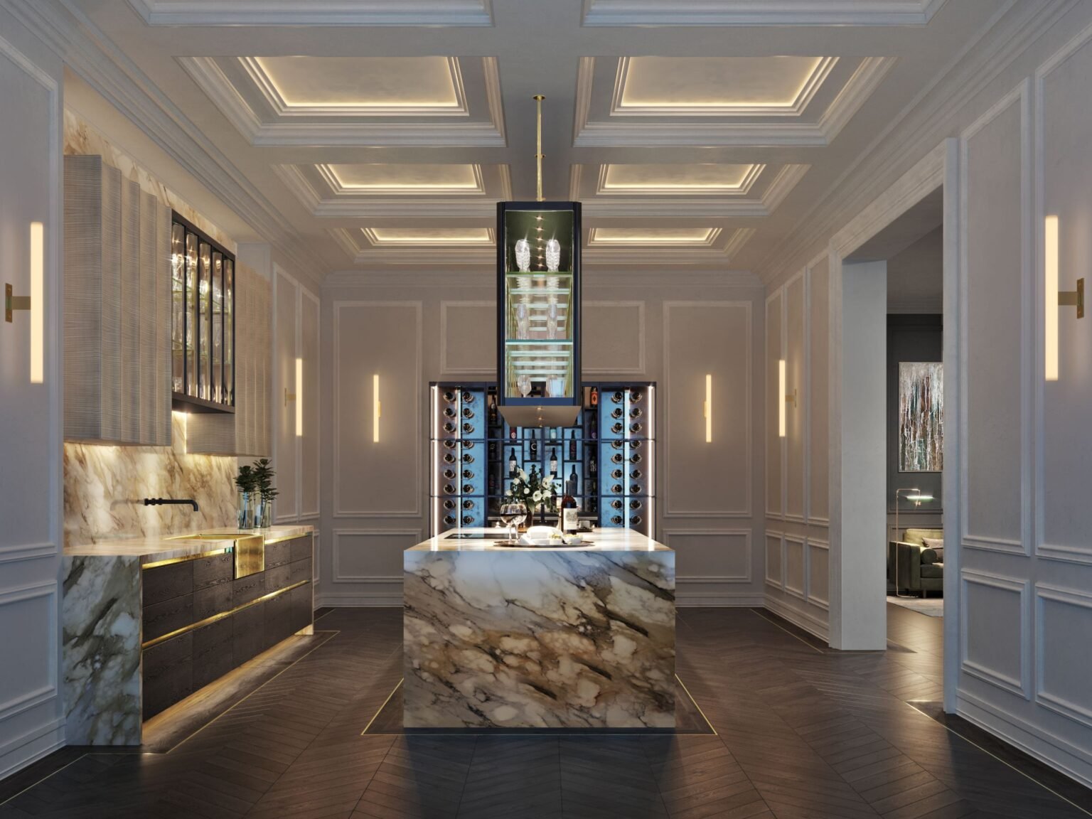 smallbone glamorous kitchen
