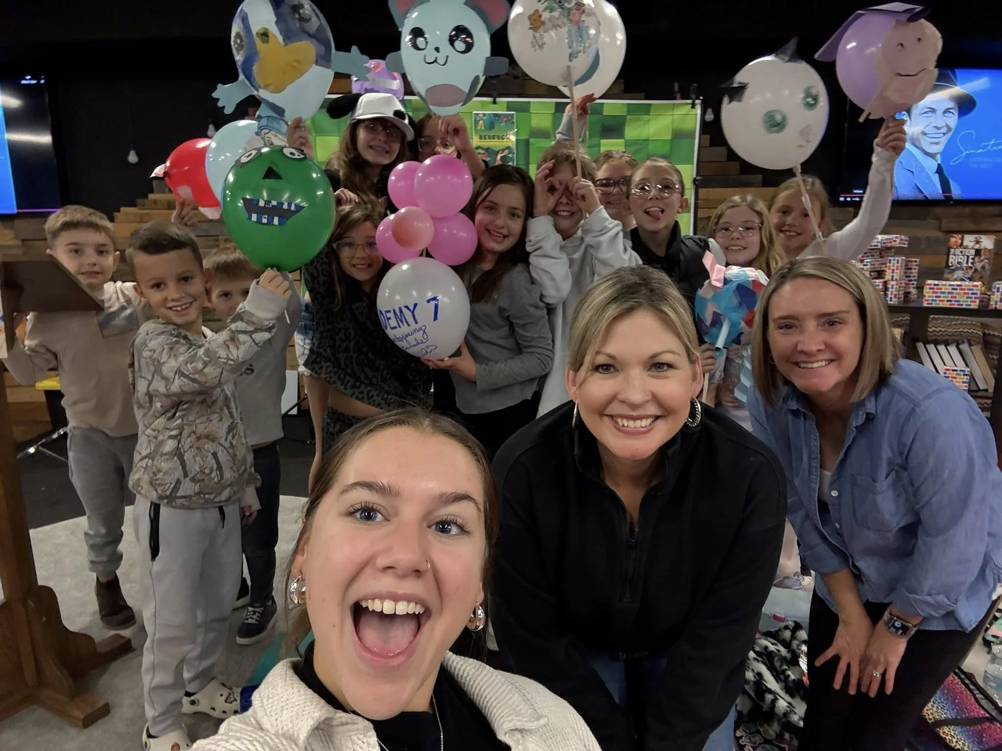 Academy 7 students having a great time in project based learning