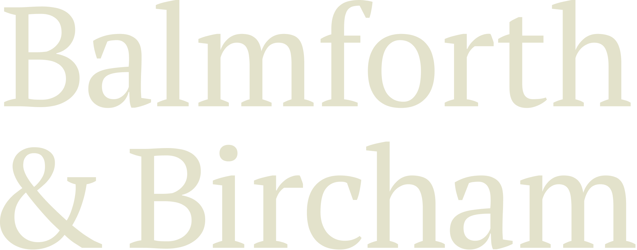 Balmforth & Bircham Logo