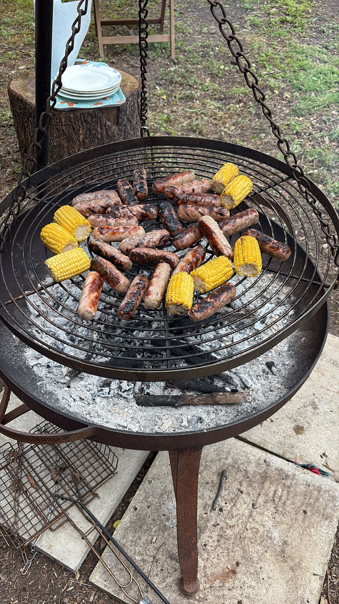 Eat in nature at glamping retreat