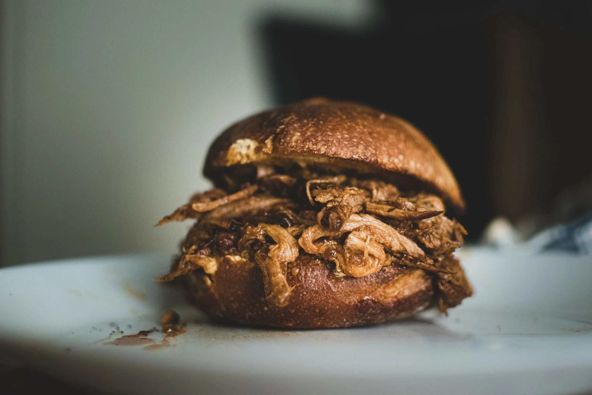 Maple BBQ Pulled Mushrooms