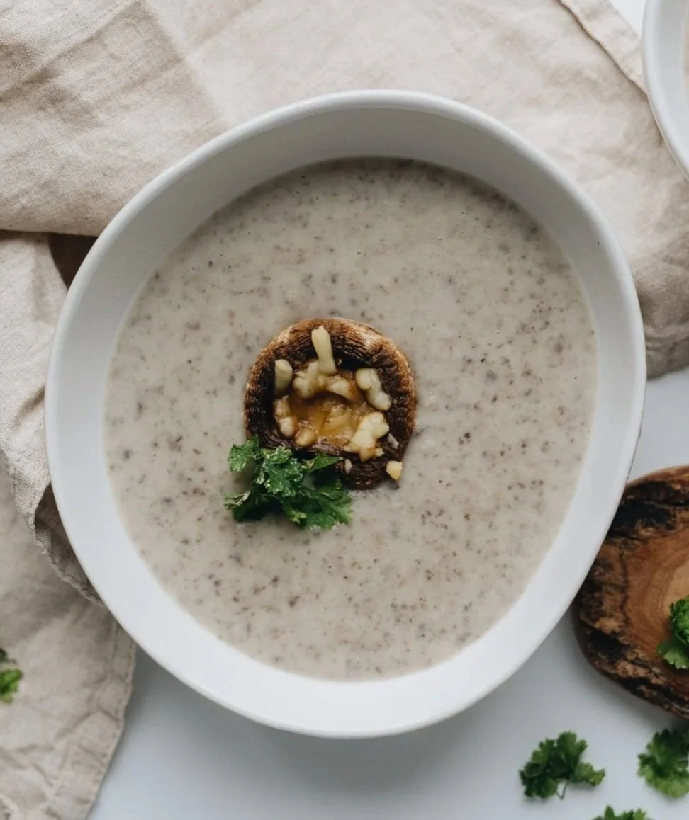 Chilled Cream of Mushroom Soup