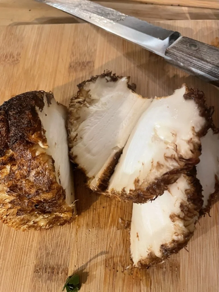 Lion's Mane Steak with Polenta